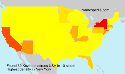 Surname Kozinets in USA Surname Kozinets in USA