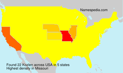 Surname Kozlen in USA Surname Kozlen in USA
