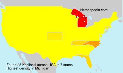 Surname Kozlinski in USA Surname Kozlinski in USA