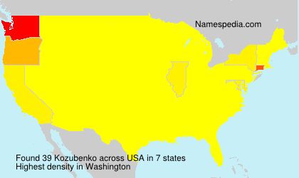 Surname Kozubenko in USA Surname Kozubenko in USA