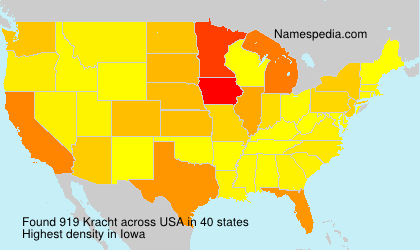 Surname Kracht in USA Surname Kracht in USA
