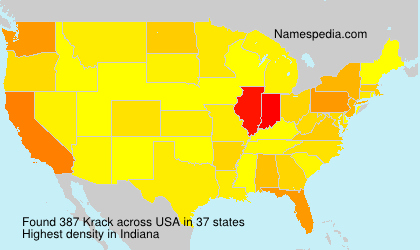 Surname Krack in USA Surname Krack in USA