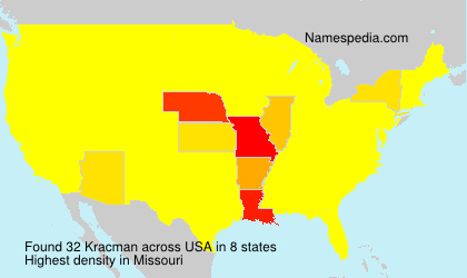 Surname Kracman in USA Surname Kracman in USA