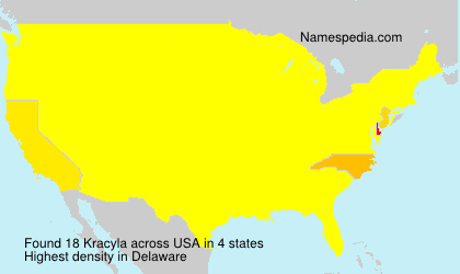 Surname Kracyla in USA Surname Kracyla in USA
