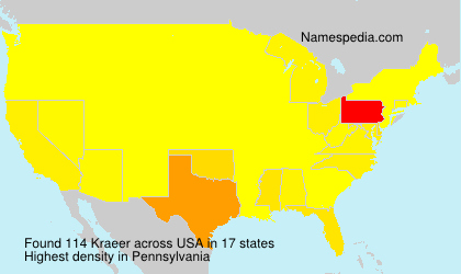 Surname Kraeer in USA Surname Kraeer in USA
