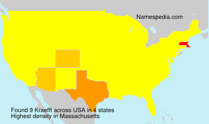Surname Kraefft in USA Surname Kraefft in USA