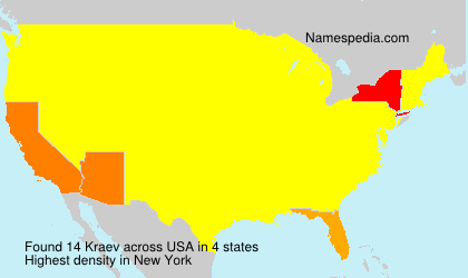 Surname Kraev in USA Surname Kraev in USA