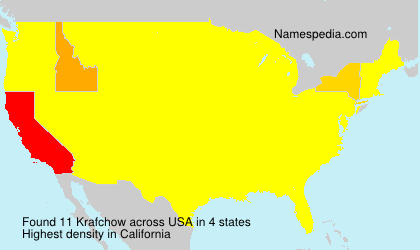 Surname Krafchow in USA Surname Krafchow in USA