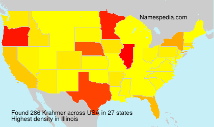 Surname Krahmer in USA Surname Krahmer in USA