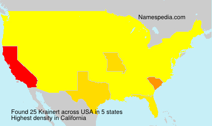 Surname Krainert in USA Surname Krainert in USA