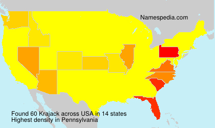 Surname Krajack in USA Surname Krajack in USA