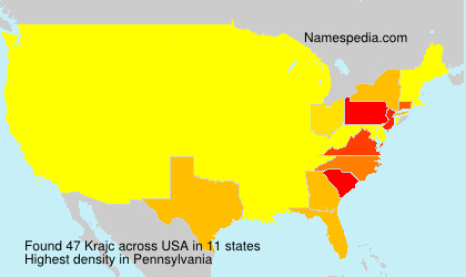 Surname Krajc in USA Surname Krajc in USA