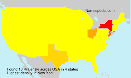 Surname Krajenski in USA Surname Krajenski in USA