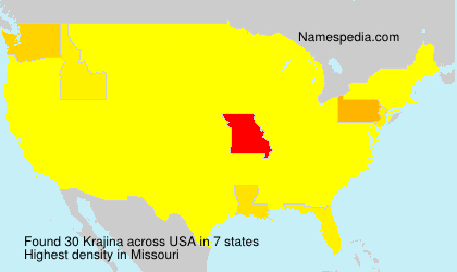Surname Krajina in USA Surname Krajina in USA