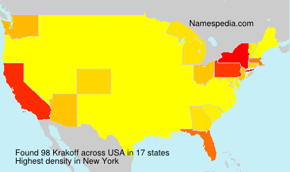 Surname Krakoff in USA Surname Krakoff in USA