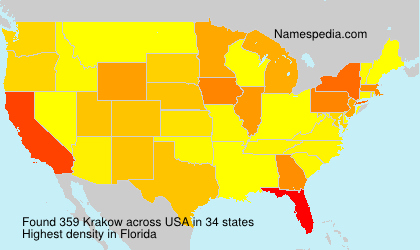 Surname Krakow in USA Surname Krakow in USA