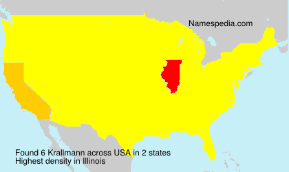 Surname Krallmann in USA Surname Krallmann in USA