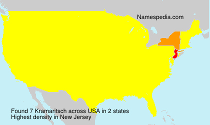 Surname Kramaritsch in USA Surname Kramaritsch in USA
