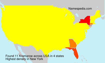 Surname Kramarow in USA Surname Kramarow in USA