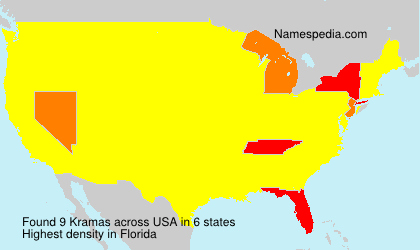 Surname Kramas in USA Surname Kramas in USA