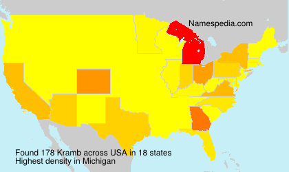 Surname Kramb in USA Surname Kramb in USA