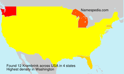 Surname Krambrink in USA Surname Krambrink in USA