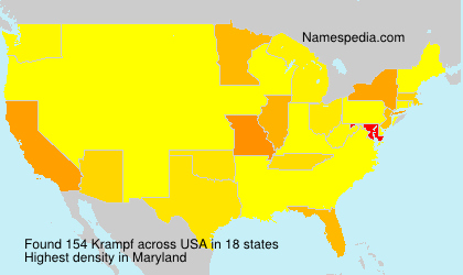 Surname Krampf in USA Surname Krampf in USA