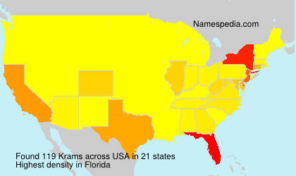 Surname Krams in USA Surname Krams in USA