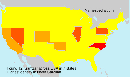 Surname Kramzar in USA Surname Kramzar in USA