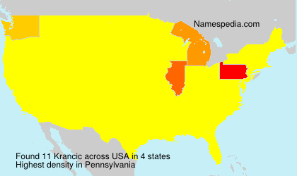 Surname Krancic in USA Surname Krancic in USA