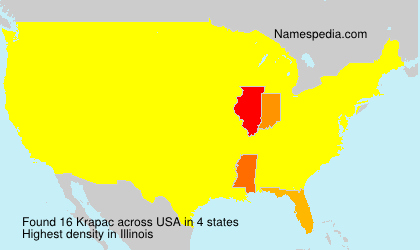 Surname Krapac in USA Surname Krapac in USA