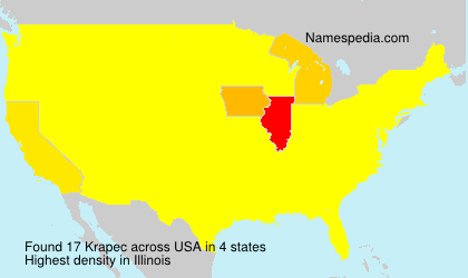 Surname Krapec in USA Surname Krapec in USA