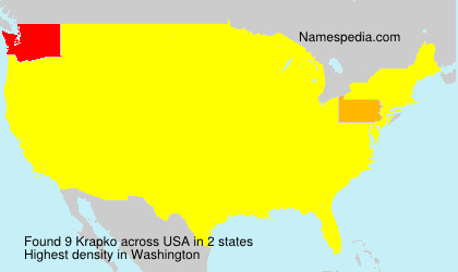 Surname Krapko in USA Surname Krapko in USA