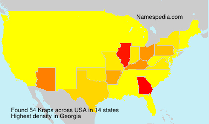 Surname Kraps in USA Surname Kraps in USA