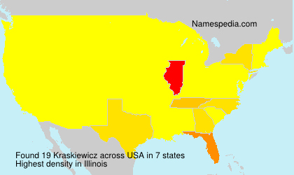 Surname Kraskiewicz in USA Surname Kraskiewicz in USA