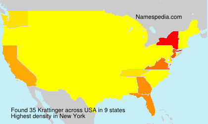 Surname Krattinger in USA Surname Krattinger in USA
