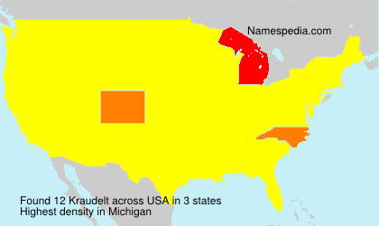 Surname Kraudelt in USA Surname Kraudelt in USA