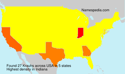 Surname Krauhs in USA Surname Krauhs in USA