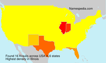 Surname Kraulis in USA Surname Kraulis in USA