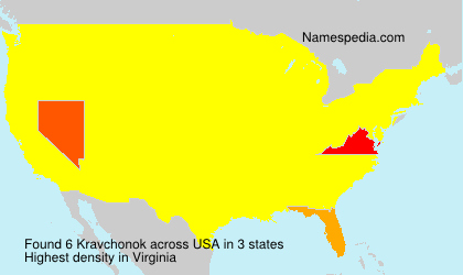 Surname Kravchonok in USA Surname Kravchonok in USA