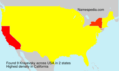 Surname Krayevsky in USA Surname Krayevsky in USA