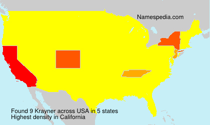 Surname Krayner in USA Surname Krayner in USA