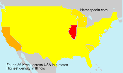 Surname Krecu in USA Surname Krecu in USA