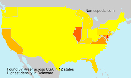 Surname Kreer in USA Surname Kreer in USA