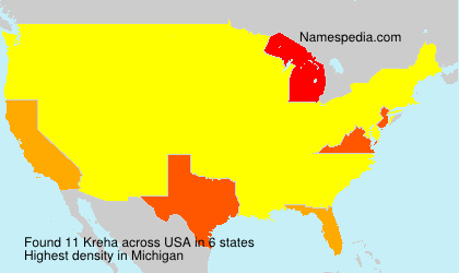 Surname Kreha in USA Surname Kreha in USA