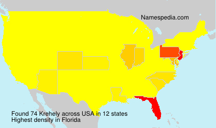 Surname Krehely in USA Surname Krehely in USA