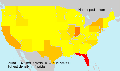 Surname Krehl in USA Surname Krehl in USA