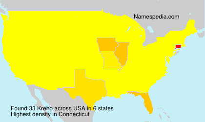 Surname Kreho in USA Surname Kreho in USA