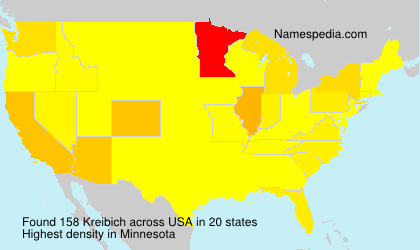 Surname Kreibich in USA Surname Kreibich in USA