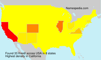 Surname Kreidl in USA Surname Kreidl in USA